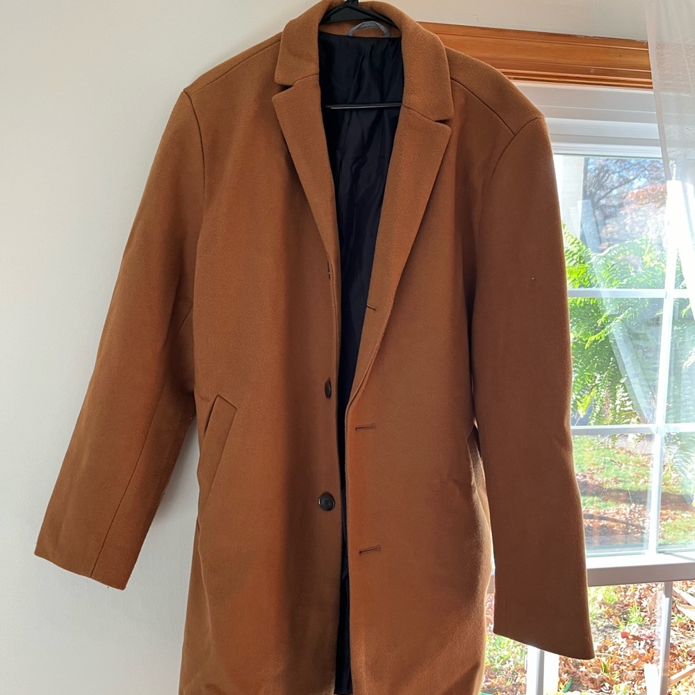 Old Navy Brown Overcoat XL